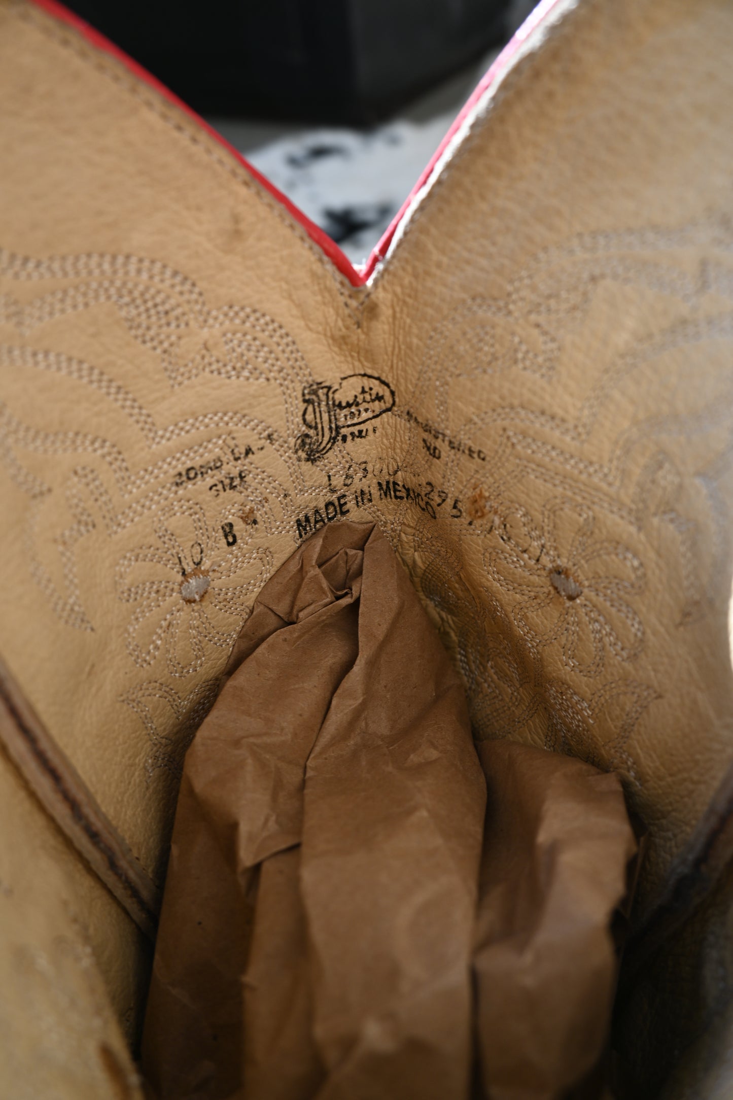 White Justin Cowboy Boots