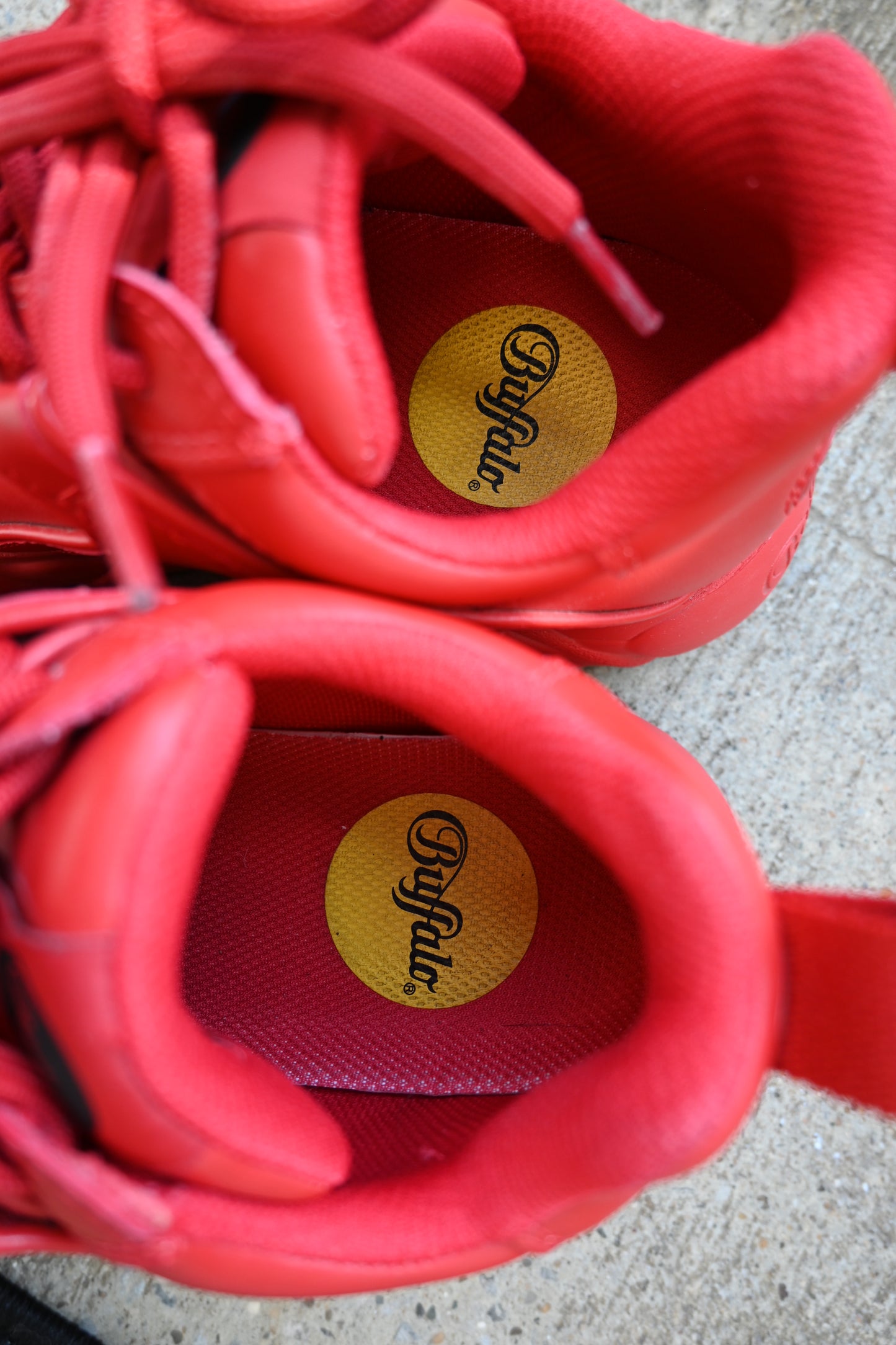 Buffalo London Red Chunky Sneaker