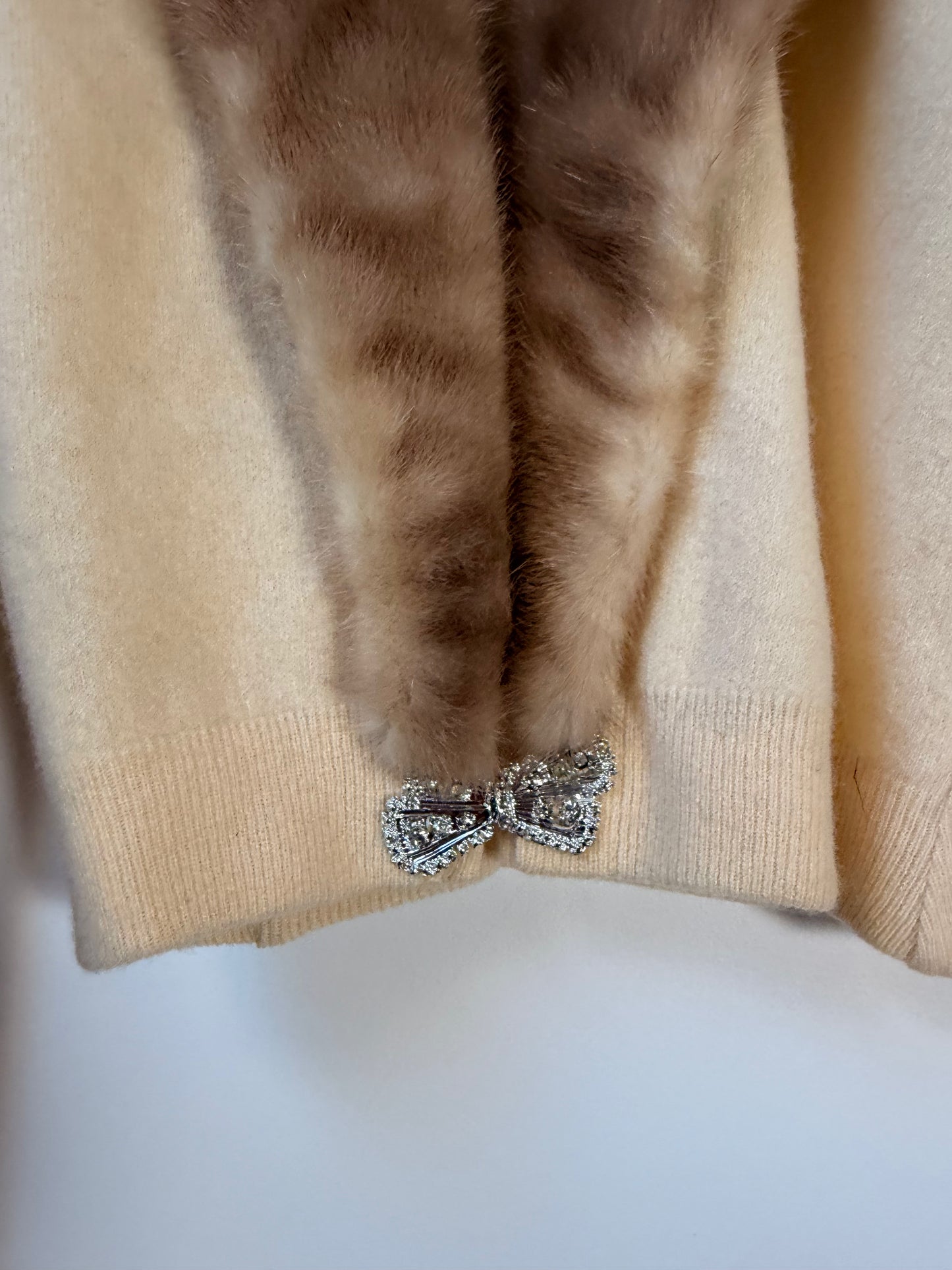 Cashmere & Fur Cardigan