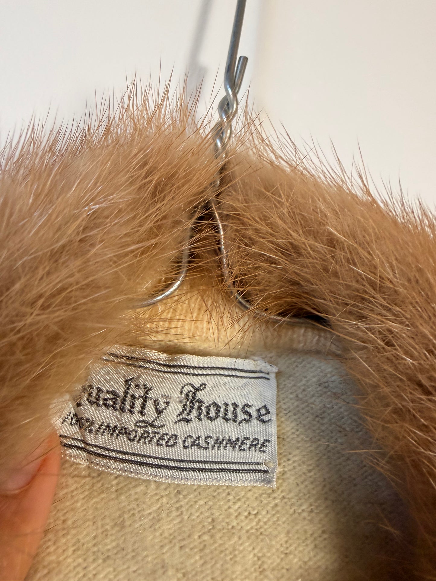 Cashmere & Fur Cardigan