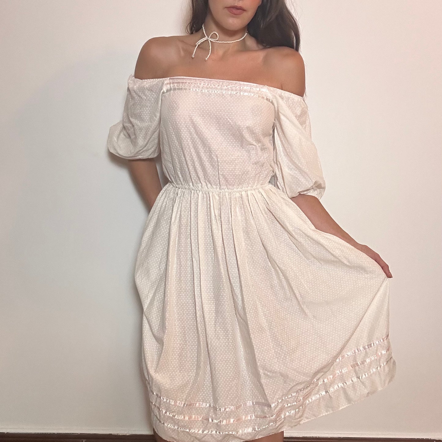 60's/70's Peasant Dress