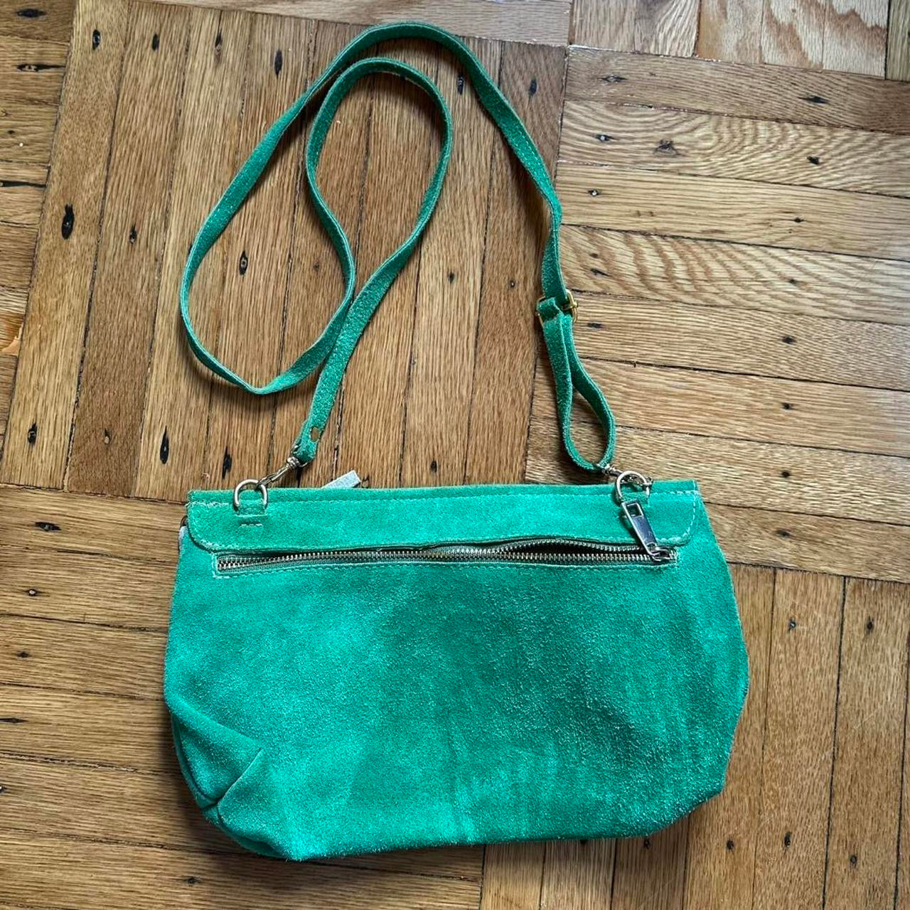 Suede Tassled Crossbody