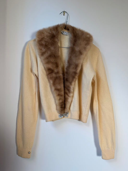 Cashmere & Fur Cardigan