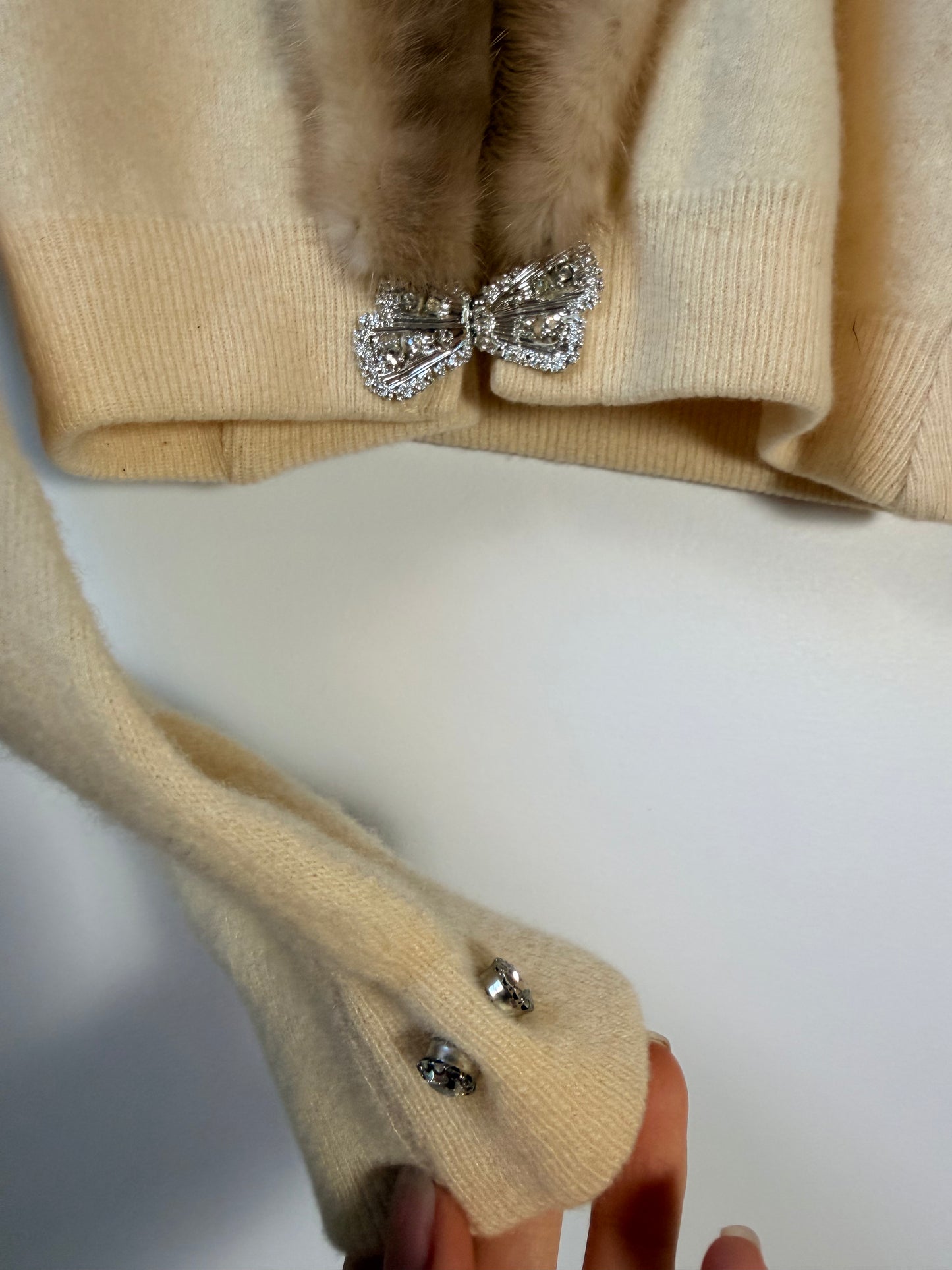 Cashmere & Fur Cardigan