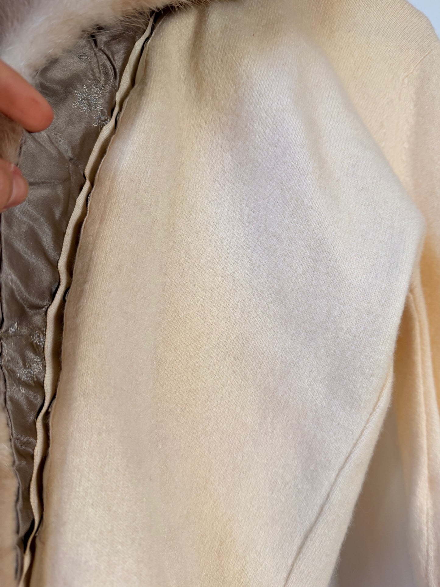 Cashmere & Fur Cardigan