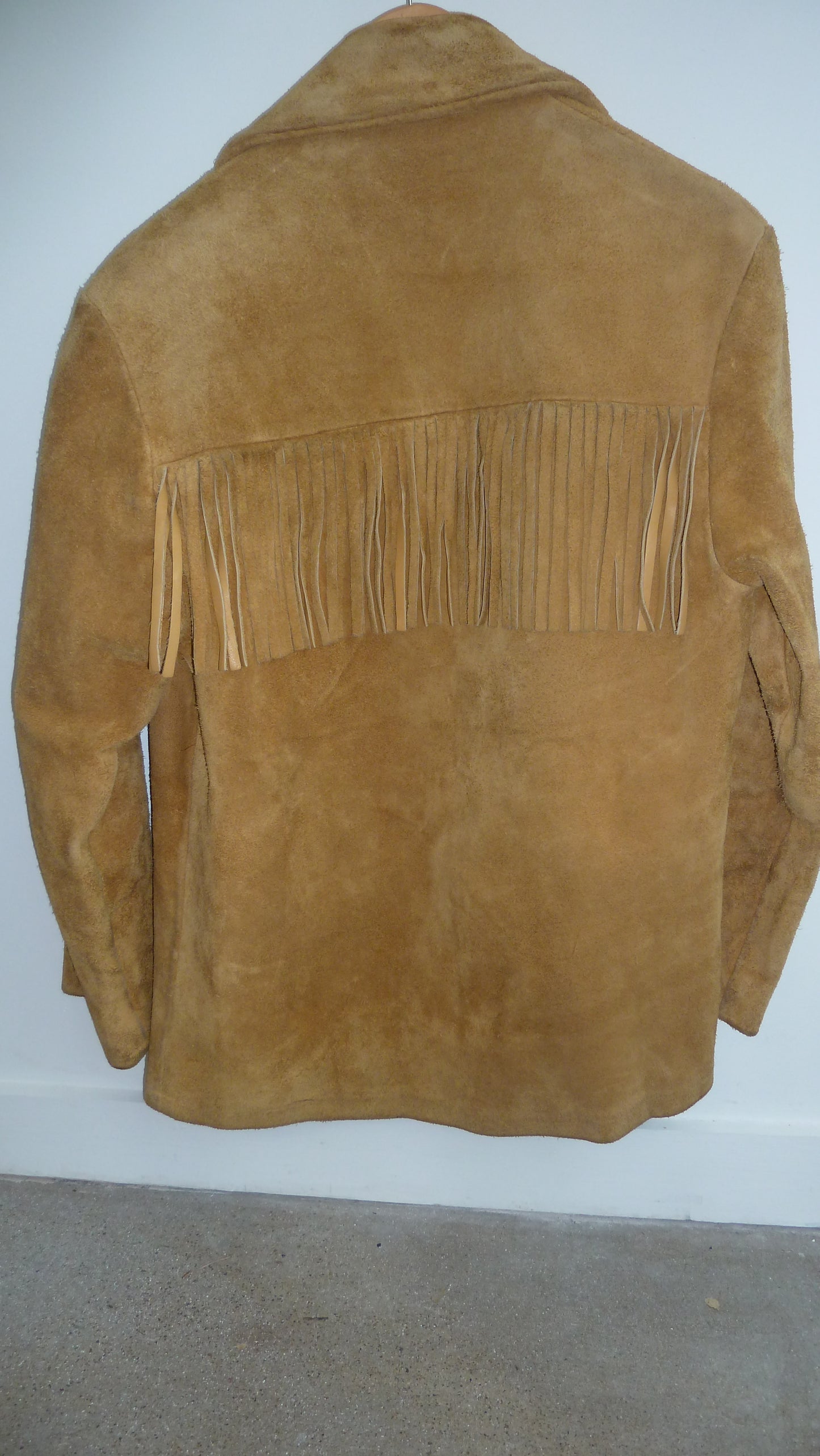 Suede Fringe Jacket