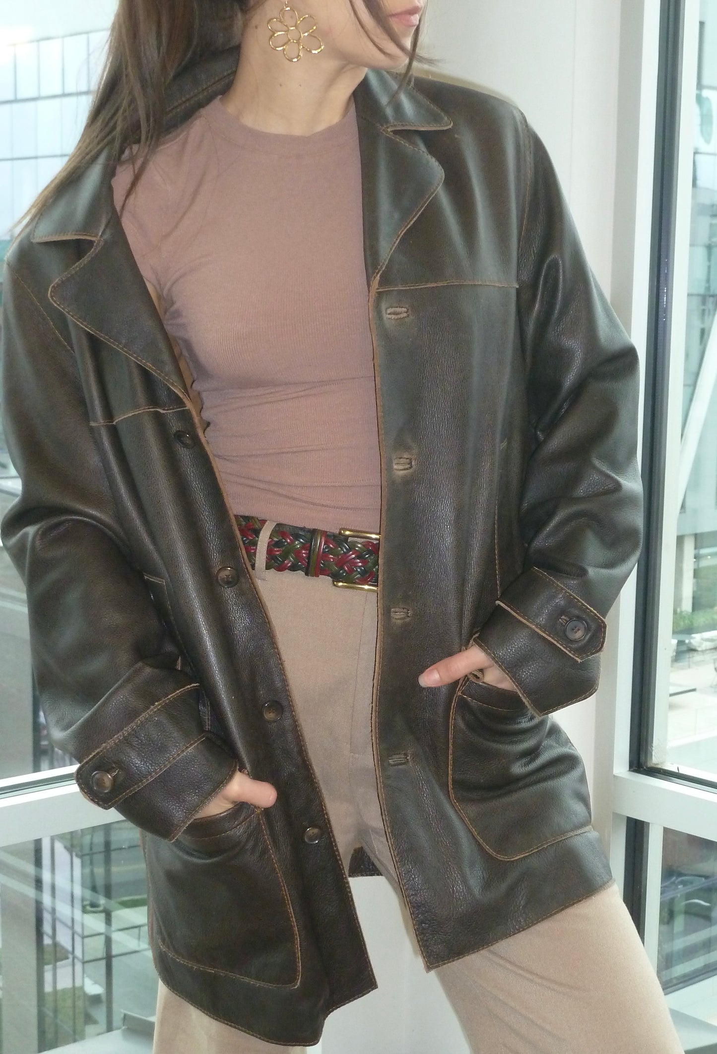 90's Rogue Brown Leather